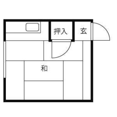 兵庫県神戸市中央区 宮本マンション202の間取り図