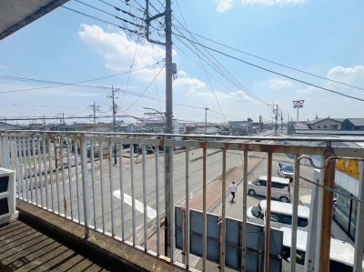 ベランダからの眺め（眺望・日当たり良好）