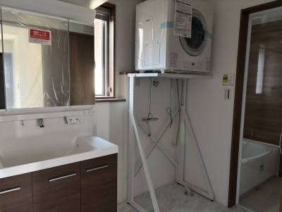 ガス乾燥機で気持ちよく早く乾きます