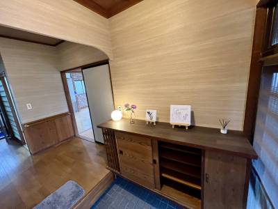 下駄箱もいっぱい収納できますよー