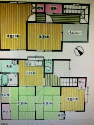 一階の和室2部屋は全て洋室に
しています。