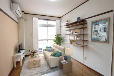 リビング南向きで日当たり良好です♪