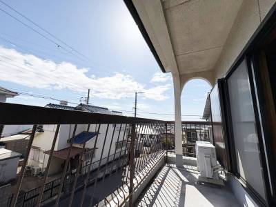 ベランダから播州の青空、海が！心地よい風が通り抜けます♪
