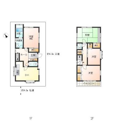 他に地下室6畳と屋根裏部屋があります