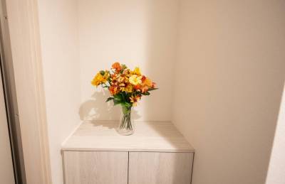 玄関には靴箱完備です。