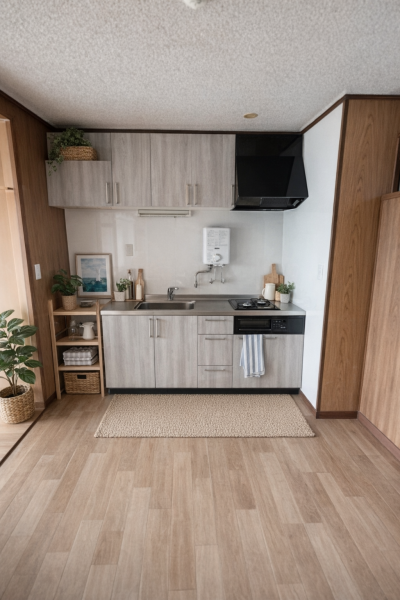 ホームステージングしたキッチン