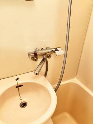 混合水栓工事済で使い勝手が非常に良い