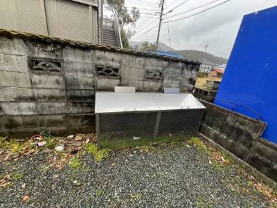 ゴミ捨て場所。ルールを守って出しましょう。