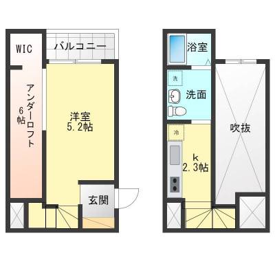 参考間取りです。