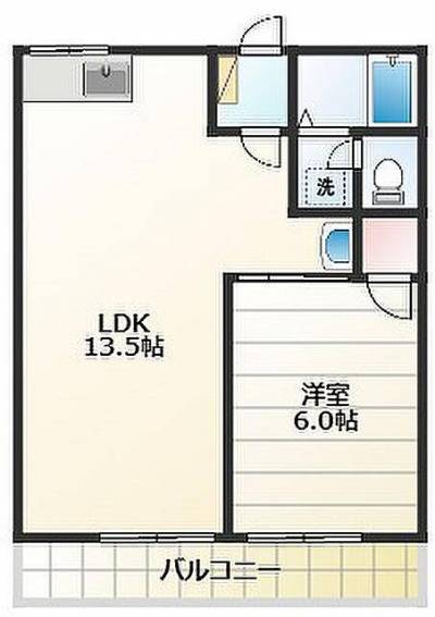 2DK&rarr;1LDKに間取り変更したのでファミリーに最適♪