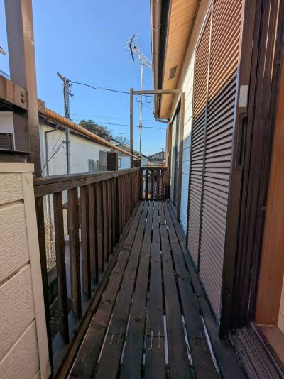 開放感のあるバルコニー♪