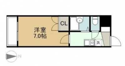 愛知県名古屋市南区 セントラルハイツ元塩103の間取り図