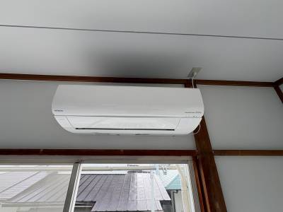 エアコンもリフォームしたときに交換したので、ピカピカです♪
