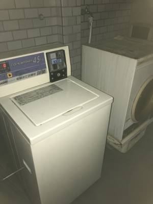 入居者用の洗濯機があります