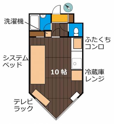 家具家電も配置されています。