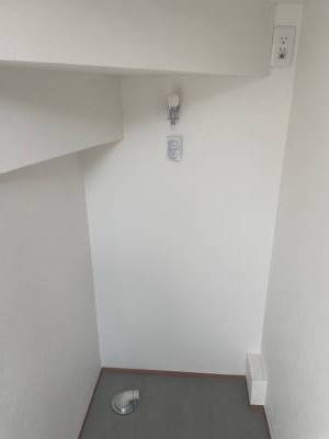 洗濯機置き場。