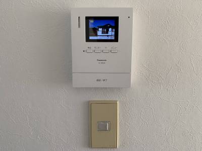 録画機能付きＴＶモニターインターフォン新設(^^♪