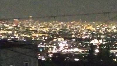 同ベランダからの夜景