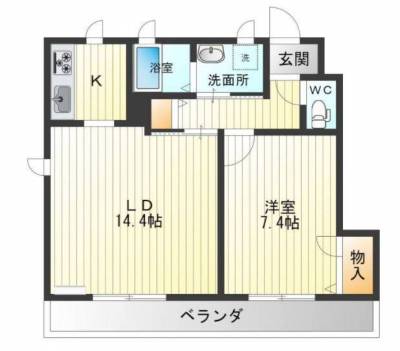 広い間取りです