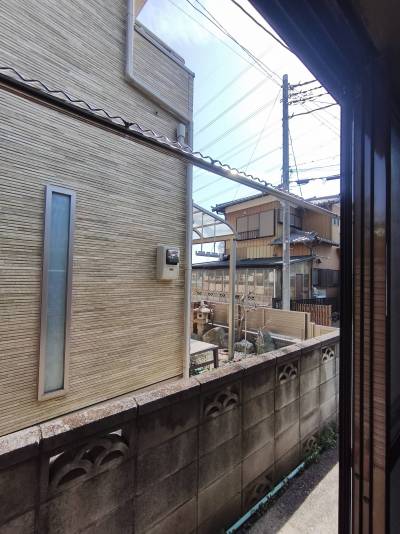 洗濯物干しも完備