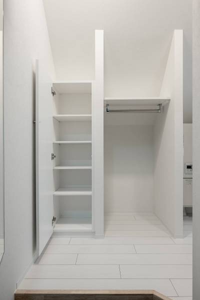 収納エリアもしっかりしています。