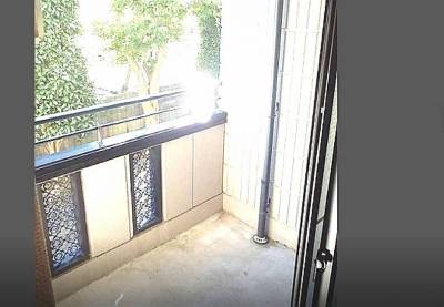 覗かれる不安ない南向きベランダ