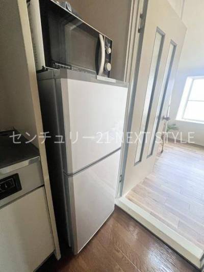 家電付き　冷蔵庫　同棟別部屋のイメージになります。