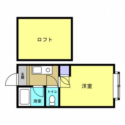 バス・トイレ別　ロフト付き