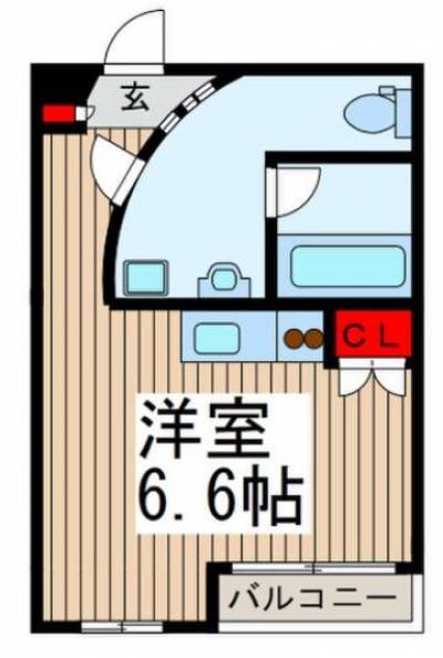 埼玉県さいたま市北区 ミモザヴィレッジ203の間取り図