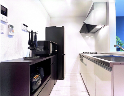 機能的なキッチンスペースはカウンターキッチンです♫