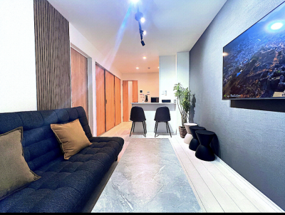 広々カウンターキッチンでアクセントクロスがお洒落なLDK♫