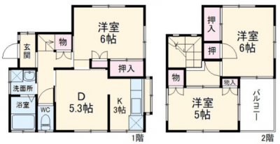現状は全室フローリングです