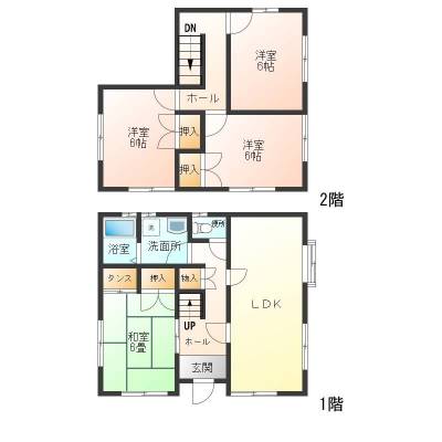 京都府亀岡市 亀岡市畑野町戸建の間取り図