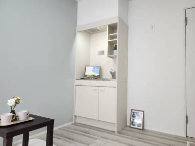 かわいいシステムキッチン