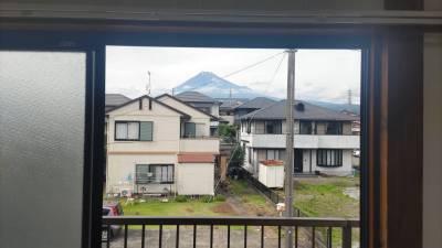 お部屋から富士山