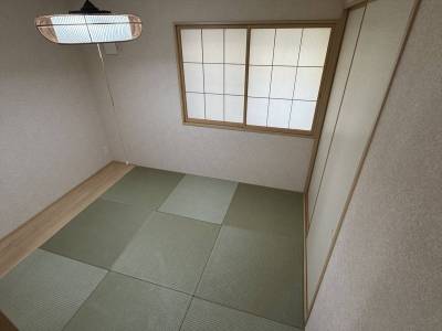 1階和室、琉球畳