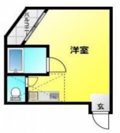静岡県浜松市西区 レリブ入野203号室の間取り図