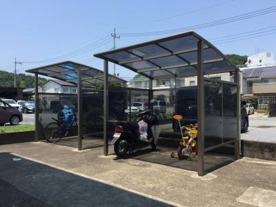 〜バイク＆自転車置場〜入居者専用駐輪場
