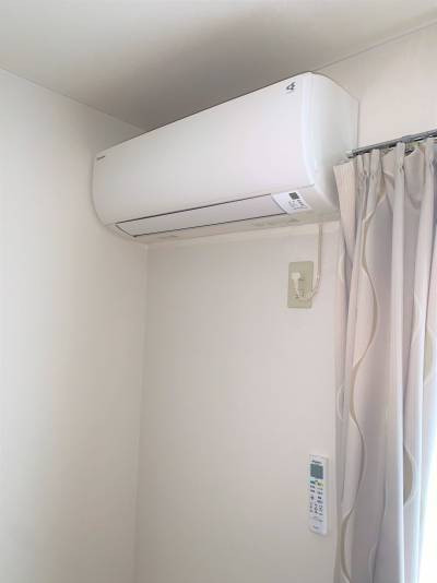 エアコン完備です