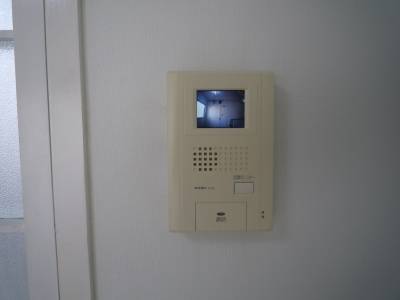 カラーモニターインターホン付き