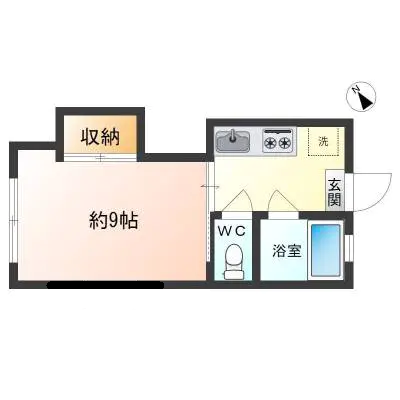 埼玉県富士見市 メゾンドセイコー103の間取り図