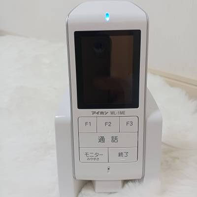 録画機能付きで来訪者の手元チェック