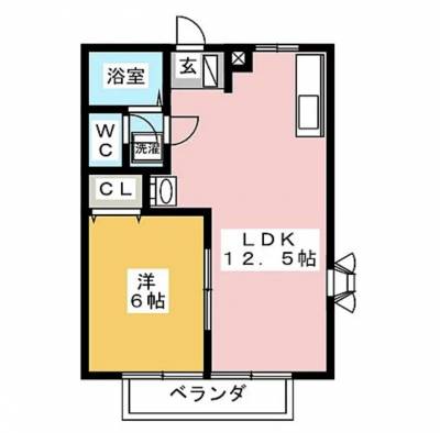 広々2DKです。