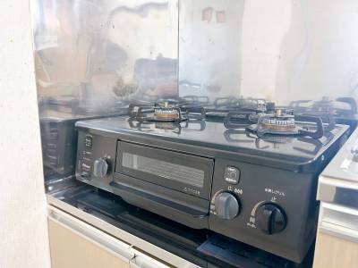 嬉しいガスコンロ付き！