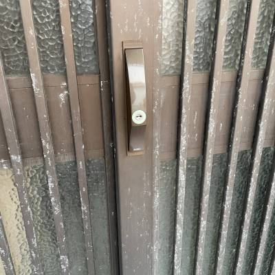 玄関キー新設。