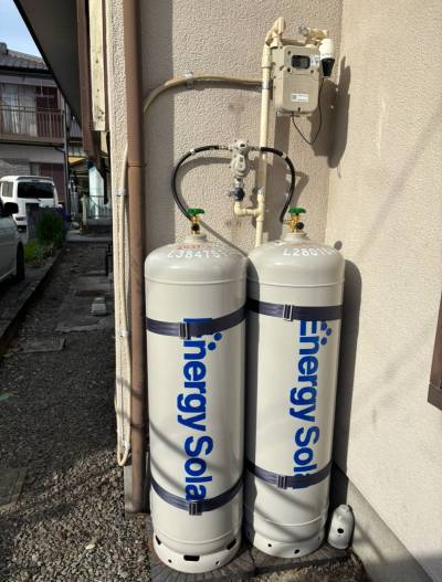 プロパンガス2本設置
ニチガスオーナー指定となります。
