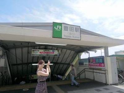 豊田駅までは平坦な道。自転車使用の方には最適。