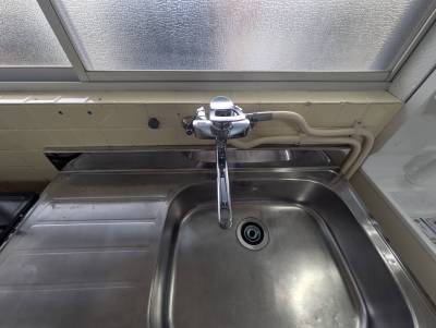 【新品】
キッチンシングルレバー水栓。