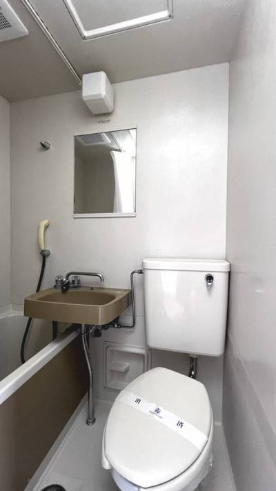 バス・トイレは消毒済みです