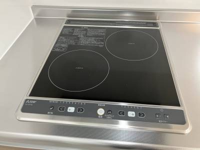 ２口IHコンロ！火力は強力なので料理好きな方にも嬉しい♪